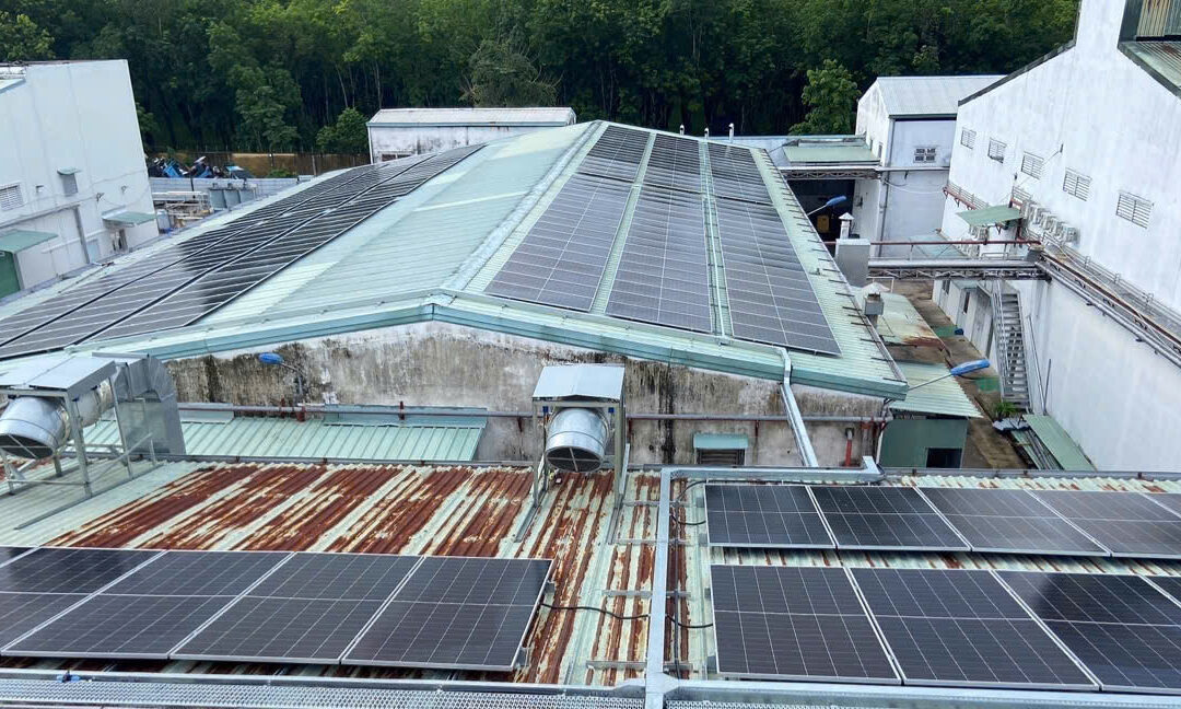 Lắp đặt điện mặt trời 0 đồng công suất 120kwp Quận 12 TP.HCM