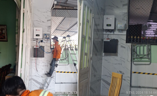 lắp đặt điện mặt trời