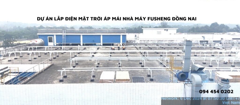 lắp đặt điện mặt trời mái nhà
